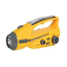 Rothco Solar/Wind Up Flashlight with Radio