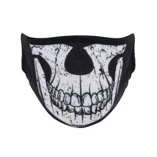 Rothco Half Skull Reusable 3-Layer Polyester Face Mask