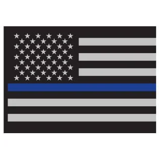 Rothco Thin Blue Line Flag Decal