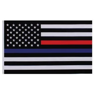 Rothco Thin Blue and Thin Red Line Flag