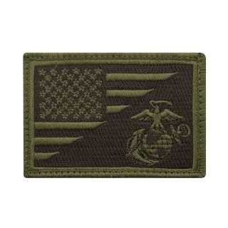 Rothco US Flag / USMC Eagle, Globe and Anchor Morale Patch 1