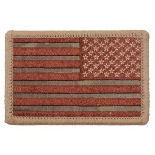 Rothco Iron On / Sew On Embroidered US Flag Patch
