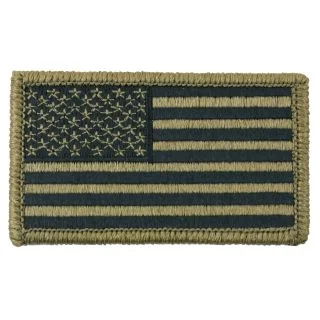 Rothco OCP American Flag Patch With Hook Back