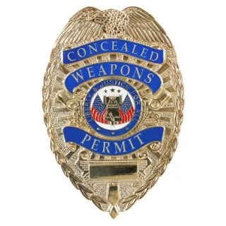Rothco Deluxe "Concealed Weapons Permit" Badge
