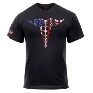 Rothco Medical Symbol (Caduceus) T-Shirt - Black 1