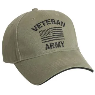 Rothco Vintage Low Profile Cap - Army Veteran