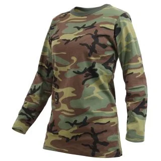 Rothco Womens Long Sleeve Camo T-Shirt