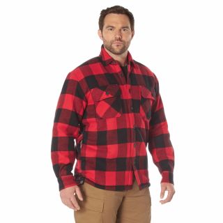 Rothco Extra Heavyweight Buffalo Plaid Sherpa Lined Flannel Shirts 1
