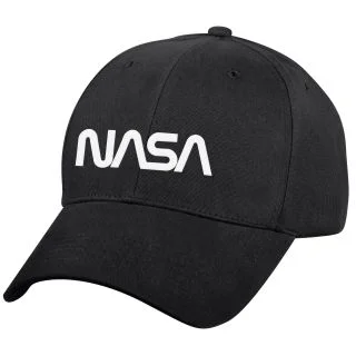 Rothco NASA Worm Logo Low Profile Cap - Black