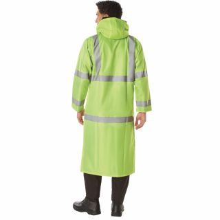 Rothco Hooded Reflective Rain Parka