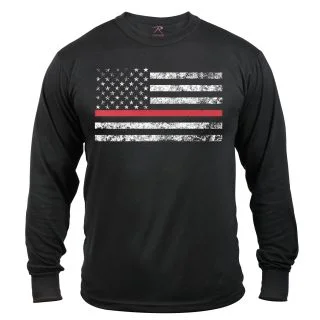 Rothco Thin Red Line Long Sleeve T-shirt
