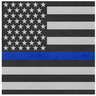 Rothco Thin Blue Line Flag Bandana