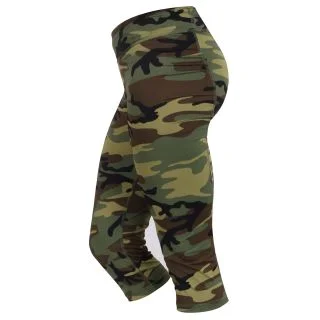 Rothco Womens Camo Workout Performance Capris