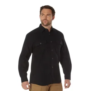Rothco Heavy Weight Solid Flannel Shirt 1