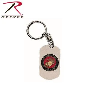 Rothco Marines Dog Tag Key Chain