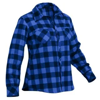 Rothco Womens Plaid Flannel Shirt 1
