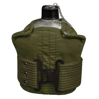 Rothco Aluminum Canteen And Pistol Belt Kit