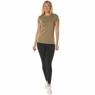 Rothco Womens Longer T-shirt - Coyote Brown