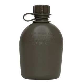 Genuine G.I. 3 Piece 1 QT. Canteen with Clip