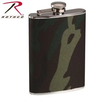 Rothco Woodland Camo Stainless Steel Camo Flask