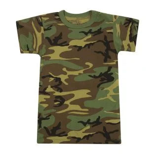 Rothco Kids Woodland Camo Heavyweight T-Shirt