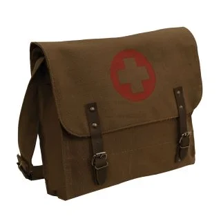 Rothco Vintage Medic Canvas Bag With Cross 1