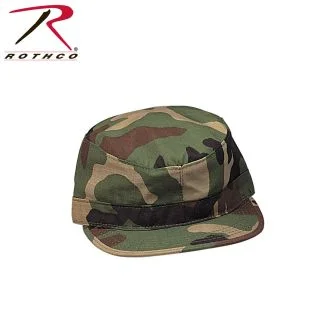Rothco Kids Military Fatigue Cap - Woodland Camo