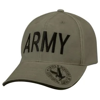 Rothco Vintage Deluxe Army Low Profile Insignia Cap