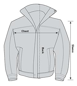All Weather 3 in 1 Jacket diagram