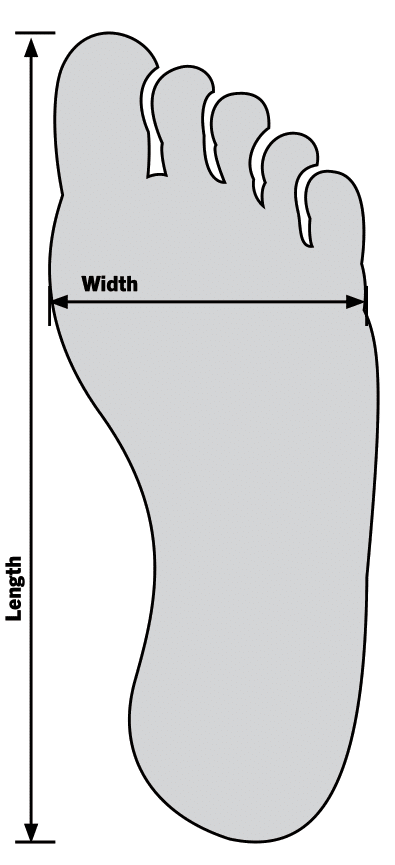 Rothco Chelsea Boots Measurement Diagram
